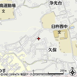 大分県臼杵市久保102-4周辺の地図