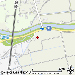 福岡県みやま市高田町竹飯2770周辺の地図
