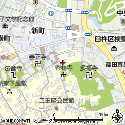 大分県臼杵市二王座187周辺の地図