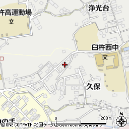 大分県臼杵市久保158周辺の地図