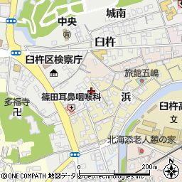 大分県臼杵市本丁周辺の地図