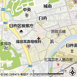 大分県臼杵市浜112-1周辺の地図