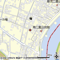 福岡県柳川市大和町中島1549周辺の地図