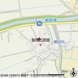 福岡県みやま市高田町竹飯2883周辺の地図