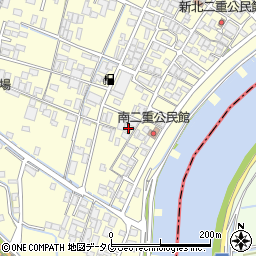 福岡県柳川市大和町中島1484-3周辺の地図