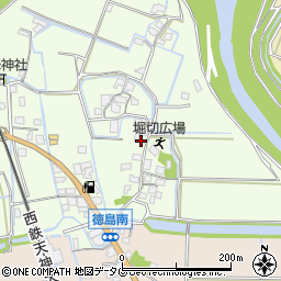 福岡県みやま市高田町徳島116周辺の地図