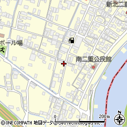 福岡県柳川市大和町中島1539周辺の地図