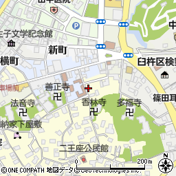 大分県臼杵市二王座188周辺の地図
