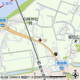 福岡県みやま市高田町徳島218周辺の地図