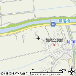 福岡県みやま市高田町竹飯2923周辺の地図