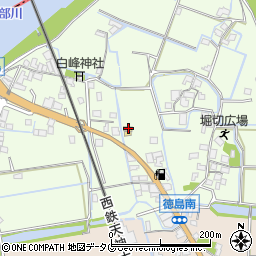 福岡県みやま市高田町徳島188周辺の地図
