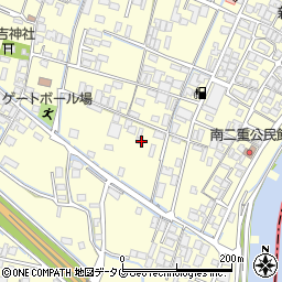 福岡県柳川市大和町中島1529周辺の地図