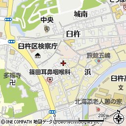 大分県臼杵市浜112-2周辺の地図