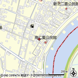 福岡県柳川市大和町中島1484-1周辺の地図