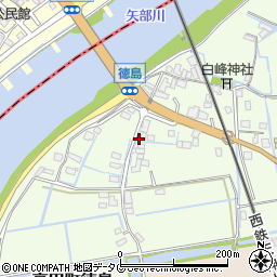 福岡県みやま市高田町徳島320周辺の地図