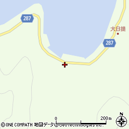 愛媛県宇和島市津島町北灘丁745周辺の地図