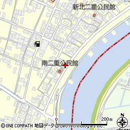 福岡県柳川市大和町中島1352周辺の地図