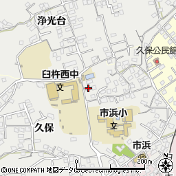 大分県臼杵市久保464-3周辺の地図