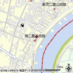 福岡県柳川市大和町中島1351周辺の地図