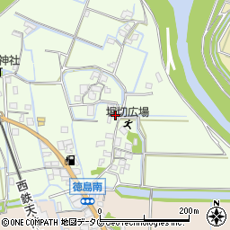 福岡県みやま市高田町徳島109周辺の地図