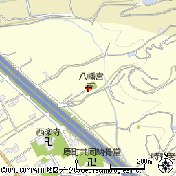 福岡県みやま市山川町原町256周辺の地図