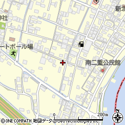 福岡県柳川市大和町中島1532周辺の地図