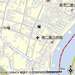 福岡県柳川市大和町中島1487周辺の地図