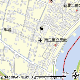 福岡県柳川市大和町中島1487周辺の地図