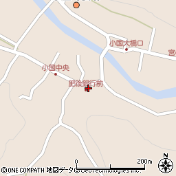 熊本県阿蘇郡小国町宮原124-3周辺の地図