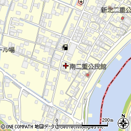 福岡県柳川市大和町中島1486周辺の地図