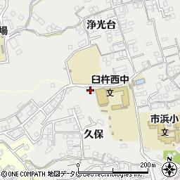 大分県臼杵市久保4周辺の地図