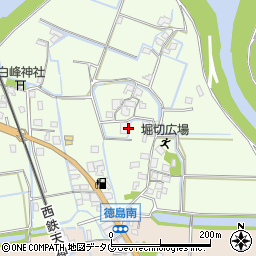 福岡県みやま市高田町徳島1207周辺の地図