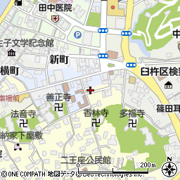 大分県臼杵市二王座198周辺の地図