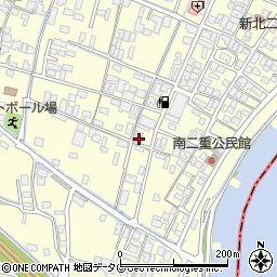 福岡県柳川市大和町中島1489周辺の地図