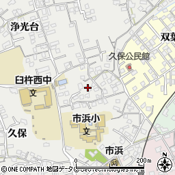 大分県臼杵市久保周辺の地図