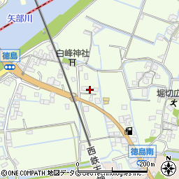 福岡県みやま市高田町徳島220周辺の地図