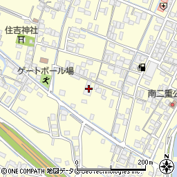 福岡県柳川市大和町中島1525-3周辺の地図