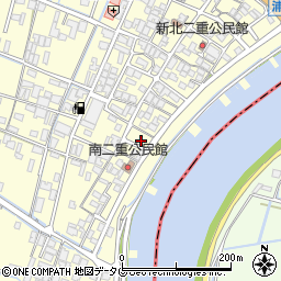 福岡県柳川市大和町中島1340周辺の地図