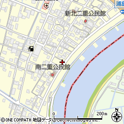 福岡県柳川市大和町中島1337周辺の地図