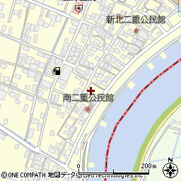 福岡県柳川市大和町中島1343周辺の地図