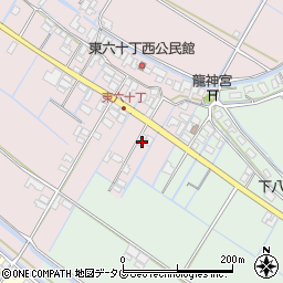 福岡県柳川市大浜町1050周辺の地図