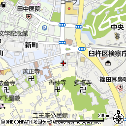大分県臼杵市二王座197周辺の地図