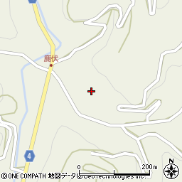 福岡県八女市立花町白木3956-1周辺の地図