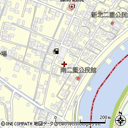 福岡県柳川市大和町中島1476周辺の地図