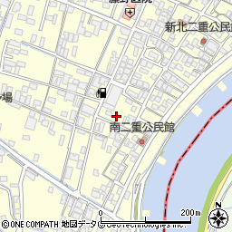 福岡県柳川市大和町中島1476周辺の地図