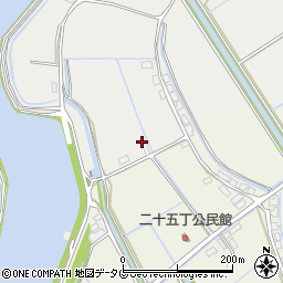 福岡県柳川市大和町明野1703周辺の地図