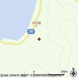 愛媛県宇和島市津島町北灘435周辺の地図