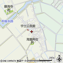 福岡県柳川市大和町皿垣開246周辺の地図