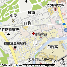大分県臼杵市新港町周辺の地図