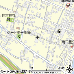 福岡県柳川市大和町中島1524周辺の地図